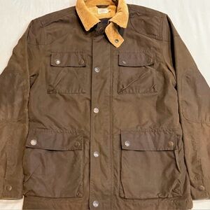 Faherty Brand - Blanket Lined Waxed 4 Pocket Jacket - EUC - Medium